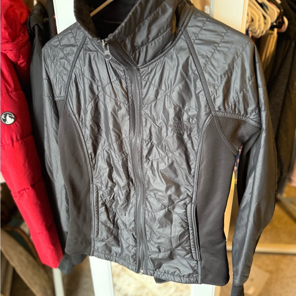 The North Face Gray Quilted Jacket